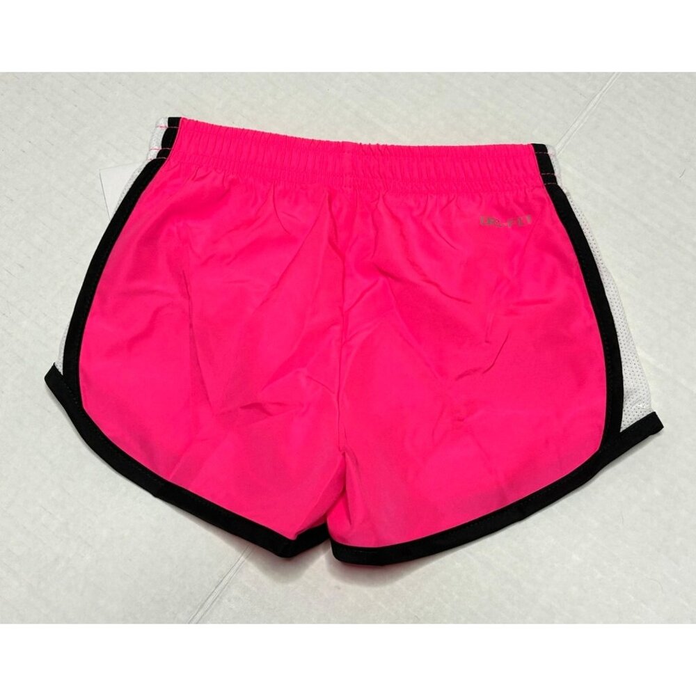 Nike Toddler Girl 3T Elastic Waist Dri Fit Built in Brief Racer Shorts Pink New - Picture 5 of 9